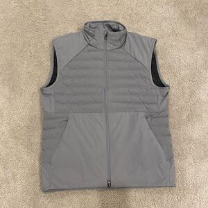 Men’s Lululemon Gray Down For It All Vest Size Medium